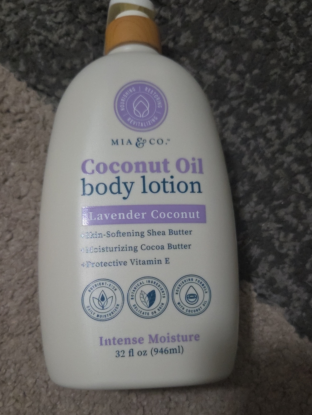 Lavender Coconut Coconut Oil Body Lotion - White